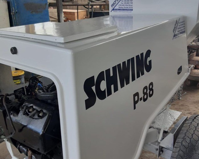 2004 SCHWING P88 CONCRETE PUMP TRAILER