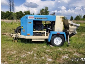 2007 PUTZMEISTER TK30 CONCRETE PUMP TRAILER
