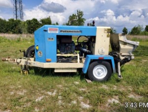 2007 PUTZMEISTER TK30 CONCRETE PUMP TRAILER
