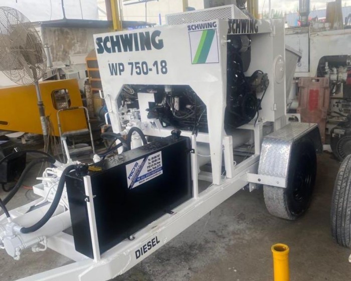 SCHWING WP750-18 CONCRETE PUMP TRAILER