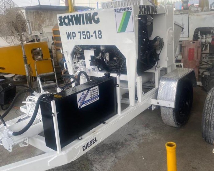 SCHWING WP750-18 CONCRETE PUMP TRAILER