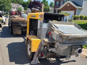 2003 PUTZMEISTER KATT KRETER CONCRETE PUMP TRAILER