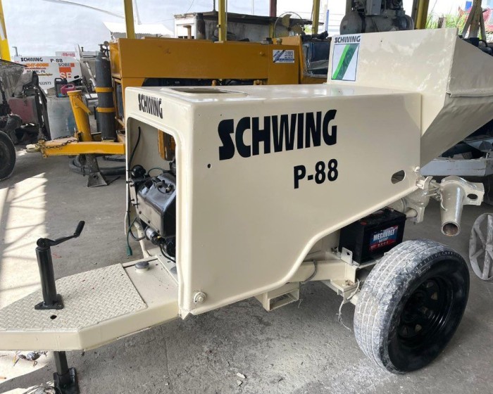 P88 LINE SCHWING  CONCRETE PUMP TRAILER