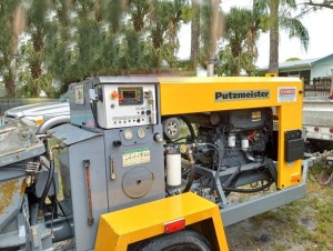 2017 PUTZMEISTER TK40 CONCRETE PUMP TRAILER