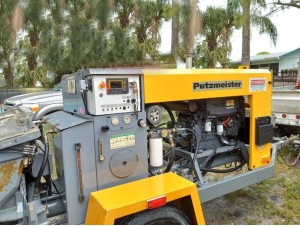 2017 PUTZMEISTER TK40 CONCRETE PUMP TRAILER