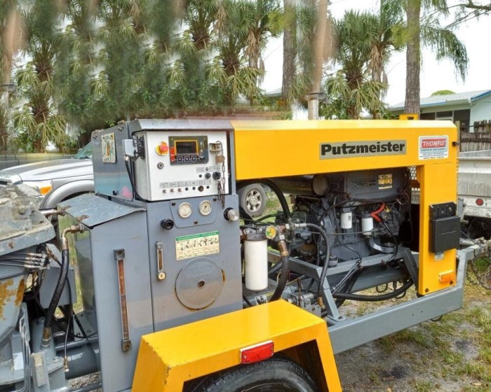 2017 PUTZMEISTER TK40 CONCRETE PUMP TRAILER