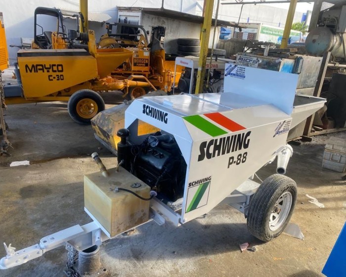 2006 SCHWING P88 CONCRETE PUMP TRAILER