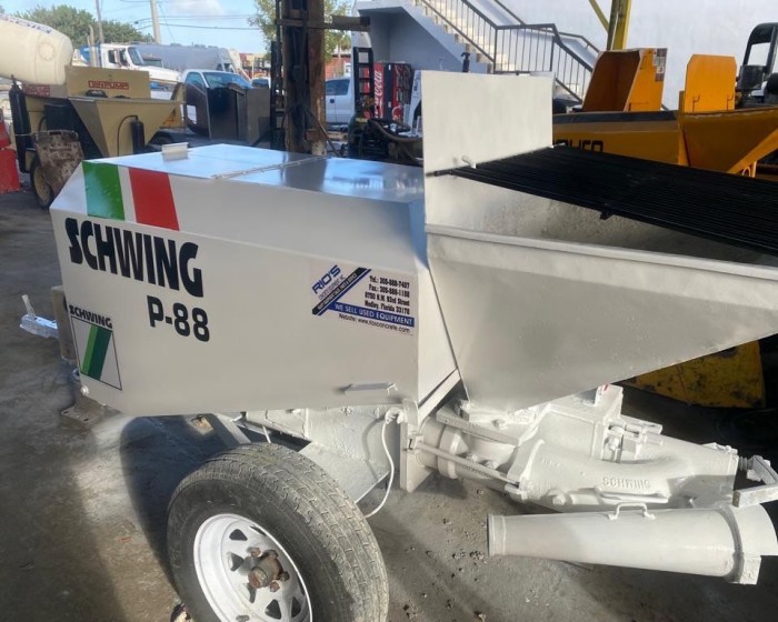 2006 SCHWING P88 CONCRETE PUMP TRAILER