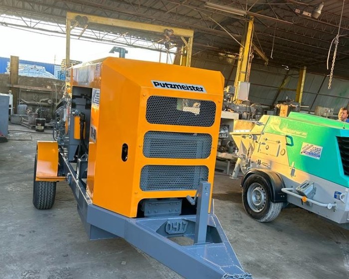 2006 PUTZMEISTER TK40 CONCRETE PUMP TRAILER