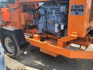 2002 PUTZMEISTER TK50 KATT KRETER CONCRETE PUMP TRAILER