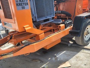 2002 PUTZMEISTER TK50 KATT KRETER CONCRETE PUMP TRAILER