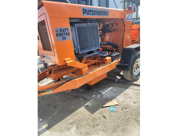 2002 PUTZMEISTER TK50 KATT KRETER CONCRETE PUMP TRAILER