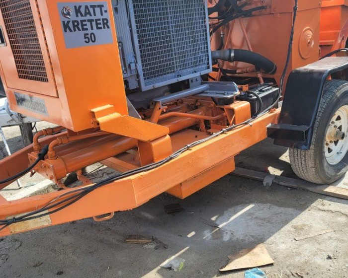 2002 PUTZMEISTER TK50 KATT KRETER CONCRETE PUMP TRAILER