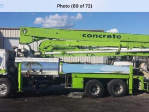 1991 MACK MR600 CONCRETE PUMP TRUCK