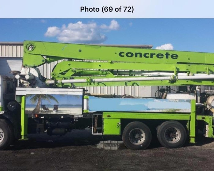 1991 MACK MR600 CONCRETE PUMP TRUCK