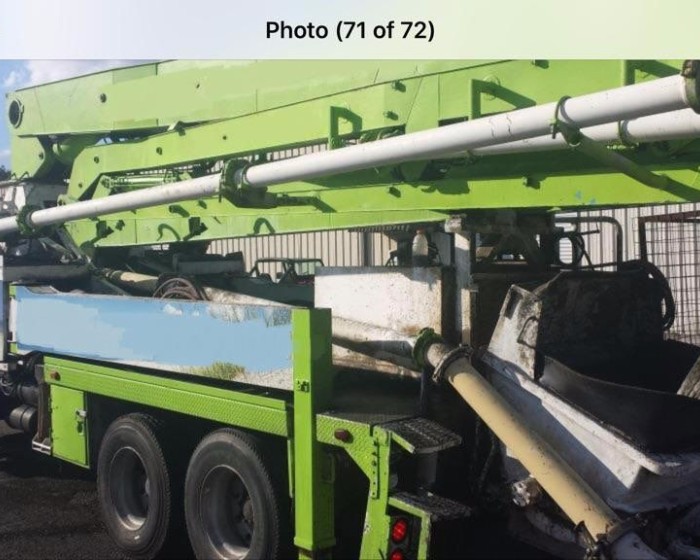 1991 MACK MR600 CONCRETE PUMP TRUCK