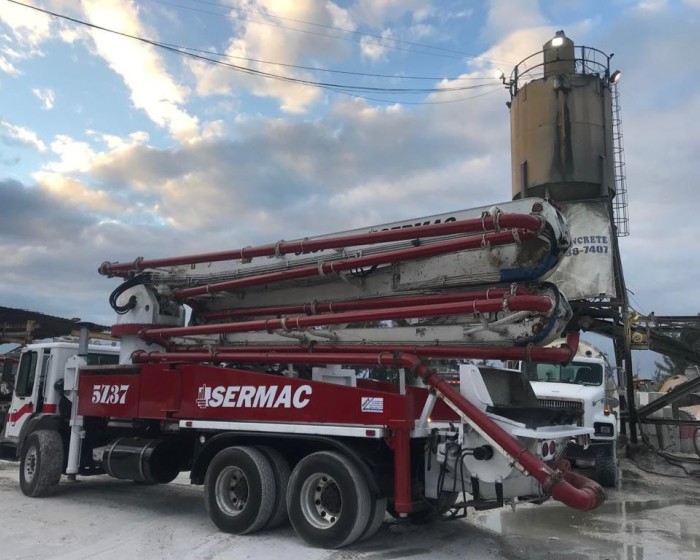 2006 SERMAC 5Z CONCRETE PUMP TRUCK