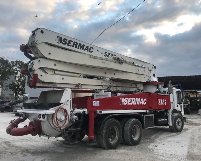 2006 SERMAC 5Z CONCRETE PUMP TRUCK