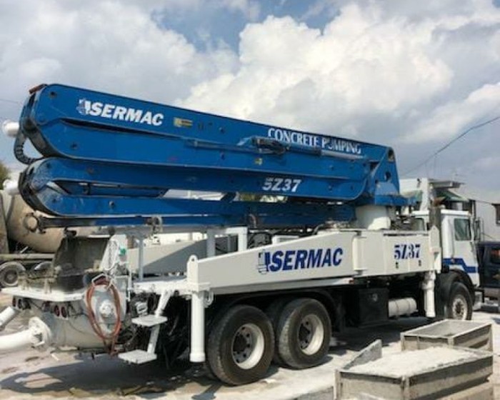 2007 MACK MR600 TRUCK WITH SERMAC 5Z CONCRETE PUMP 37M