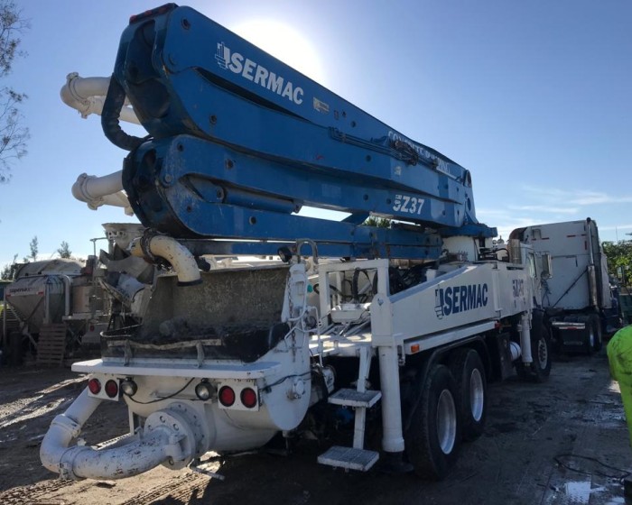 2007 MACK MR600 TRUCK WITH SERMAC 5Z CONCRETE PUMP 37M