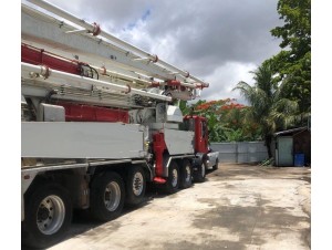 2001 MACK-SCHWING MR600-X52 CONCRETE PUMP TRUCK