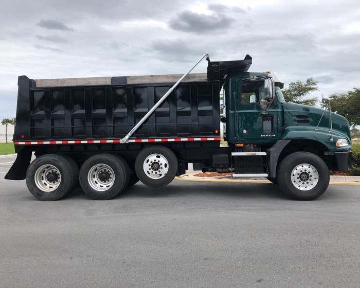 2011 MACK GRANITE DUMP TRUCK