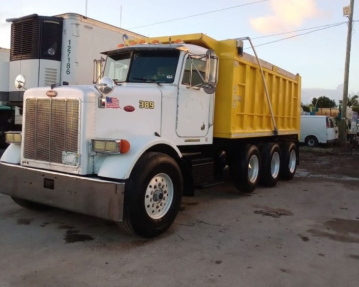 1993 PETERBILT  DUMP TRUCK