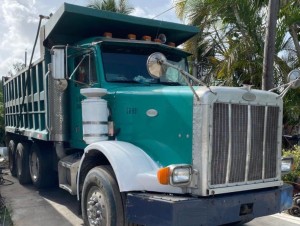 1995 PETERBILT 387 DUMP TRUCK