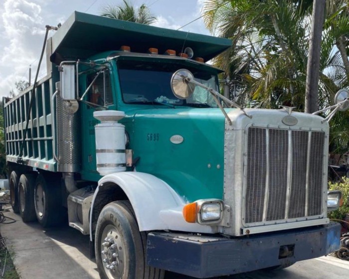 1995 PETERBILT 387 DUMP TRUCK