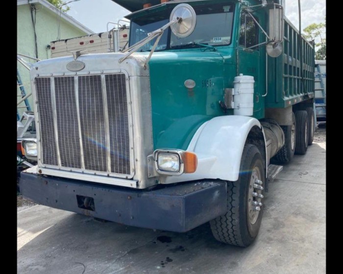 1995 PETERBILT 387 DUMP TRUCK