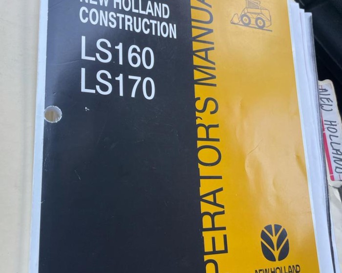 2009 NEW HOLLAND LS160 SKID STEER