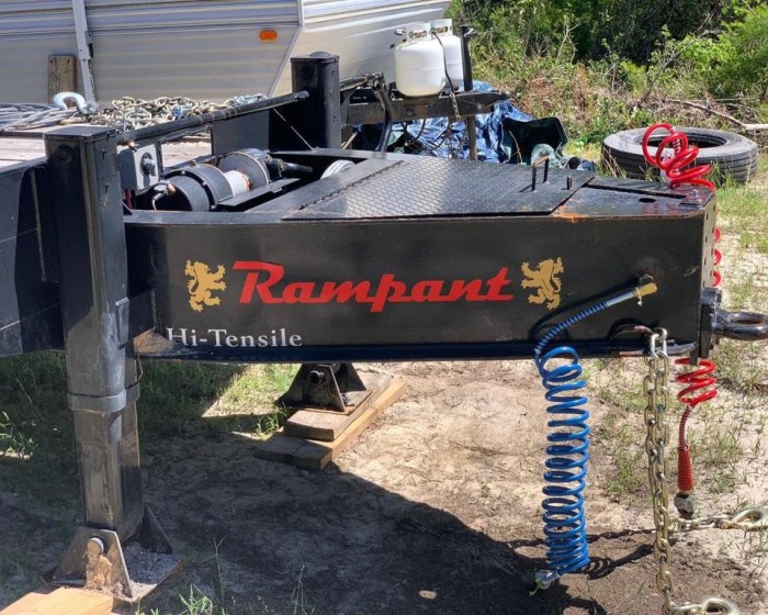 2020 RAMPANT TRI-AXLE TRAILER 35 FEET - 25TONS CAP.