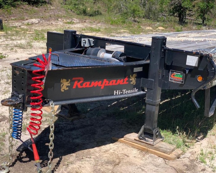 2020 RAMPANT TRI-AXLE TRAILER 35 FEET - 25TONS CAP.