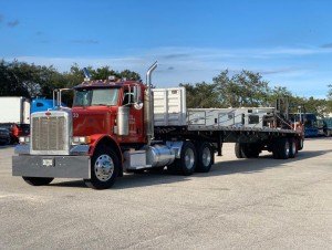 COMBO PACKAGE - 2007 PETERBILT TRUCK - TRAILER - PIGGYBACK