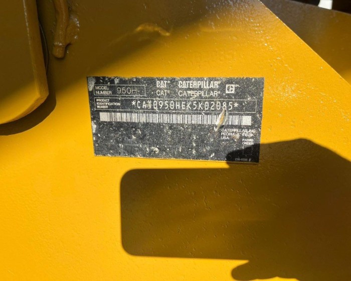 2008 CAT 950H WHEEL LOADER