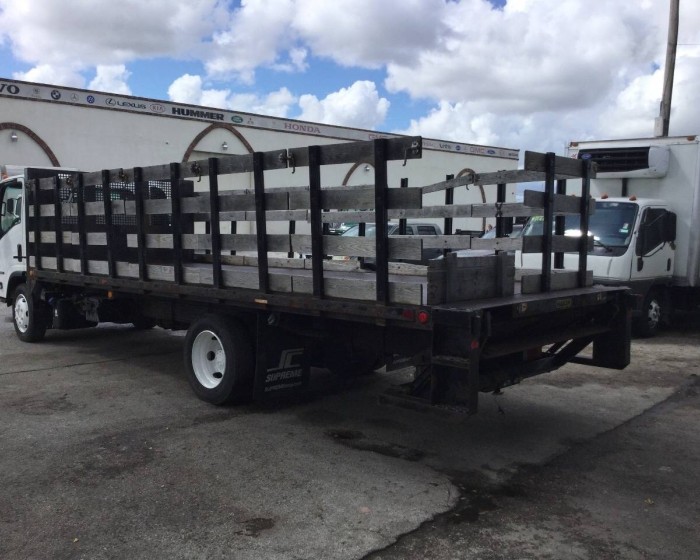 2013 ISUZU NRR FLATBED TRUCK 
