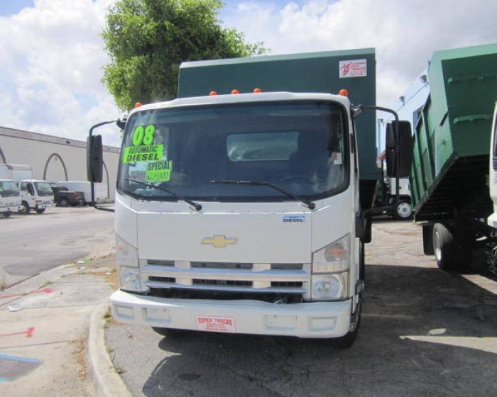 2008 ISUZU NRR LANDSCAPE DUMP TRUCK