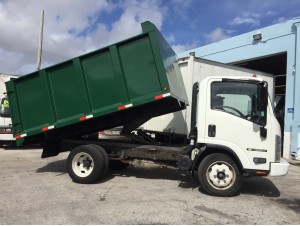 2008 ISUZU NRR LANDSCAPE DUMP TRUCK