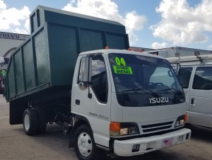2004 ISUZU NPR-HD LANDSCAPE DUMP TRUCK