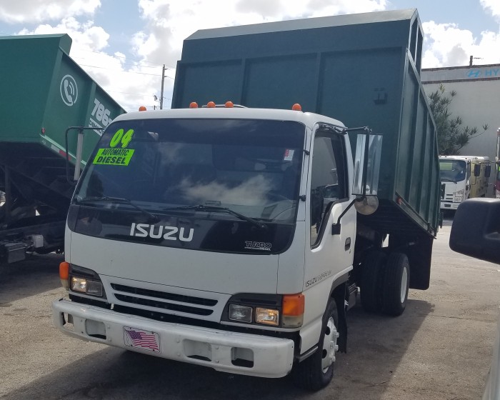 2004 ISUZU NPR-HD LANDSCAPE DUMP TRUCK