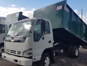 2005 ISUZU NPR LANDSCAPE DUMP TRUCK