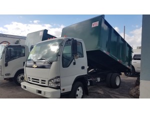 2005 ISUZU NPR LANDSCAPE DUMP TRUCK