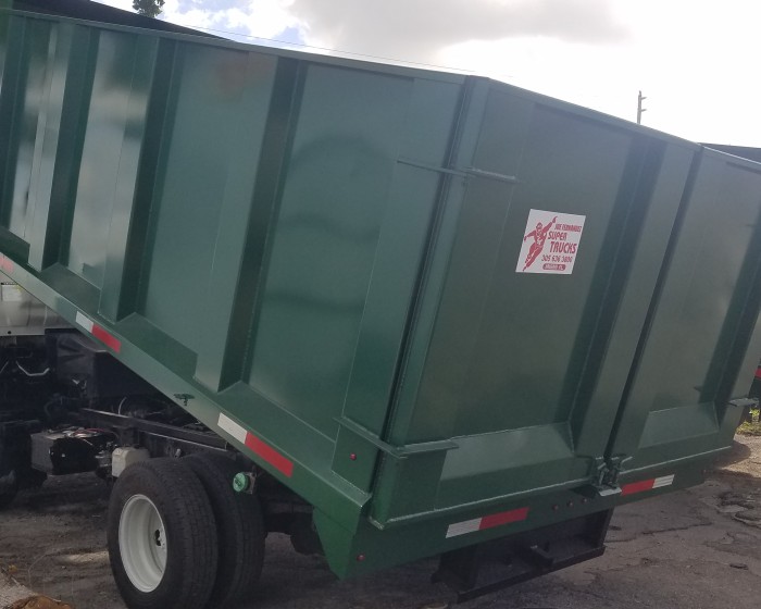 2005 ISUZU NPR LANDSCAPE DUMP TRUCK