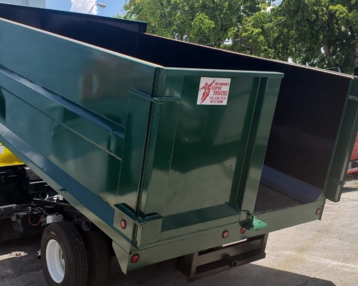 2009 ISUZU NPR-HD LANDSCAPE DUMP TRUCK