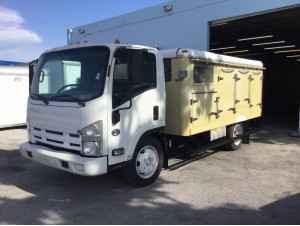 2010 ISUZU NRR REEFER BOX TRUCK 