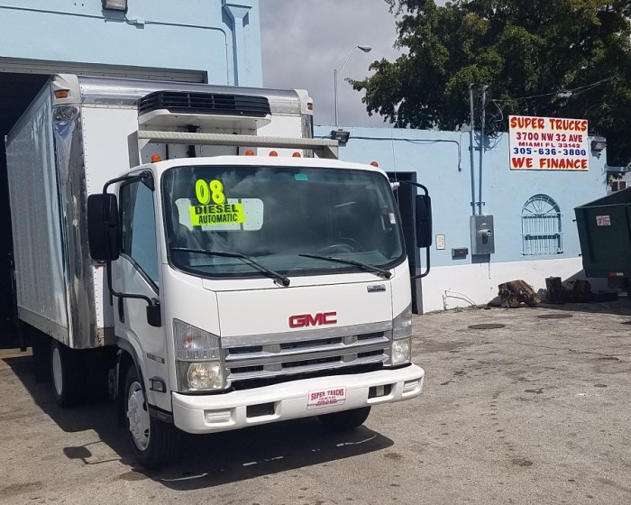 2008 ISUZU NPR (W5500)  REEFER BOX TRUCK